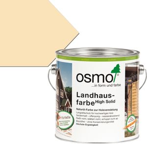 Osmo Landhausfarbe aus natürlichen Ölen in elfenbein farben 2500ml