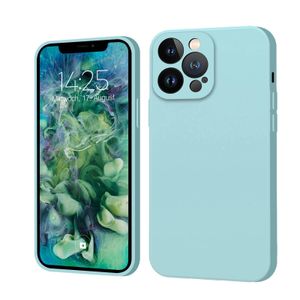 Hülle für iPhone 12 Pro Max Case Cover Bumper Silikon Softgrip Schutzhülle Farbe: Hellblau