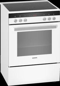 Siemens iQ300, voľne stojaci elektrický sporák, biely, HK9R3A220