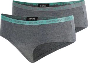 Dámské kalhoty Replay s logem v pase 2-pack