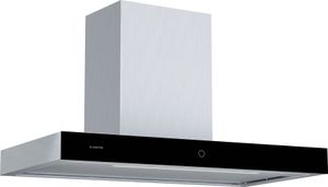 Klarstein SmartEdge - 90 cm nástenný digestor, WLAN & dotykové ovládanie, prietok vzduchu 550 m³/h, energetická účinnosť A+, LED osvetlenie, tichý chod 34 dB, nehrdzavejúca oceľ