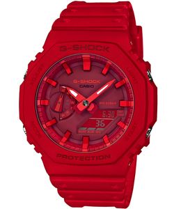 Casio GA-2100-4AER hodinky náramkové unisex červené