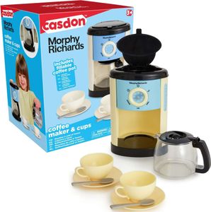 Casdon Morphy Richards Kaffeemaschine + Tassen