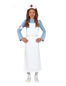 Krankenschwester Kostüm für Mädchen, Größe:98/104