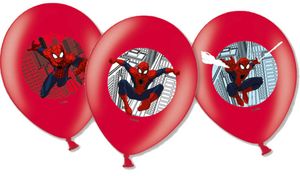 balony Spider-Man 6 sztuk czerwony/czarny