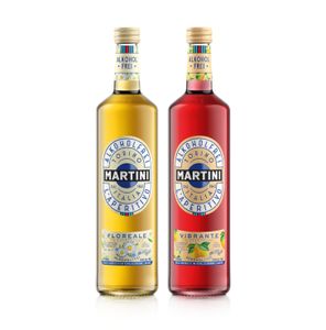 Martini Aperitiv Set - 1x Martini Vibrante Alkoholfrei 0,75L + 1x Martini Floreale Alkoholfrei 0,75L