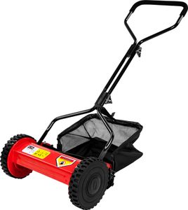 Grafner Handrasenmäher mit 21 Liter Fangkorb, 350 mm Schnittbreite, 12 – 45 mm Schnitthöhenverstellung, massive Mähspindel mit 5 Messern, leicht und wendig mit nur 6,5 kg, leise und umweltschonend Grafner Handrasenmäher mit 21 Liter Fangkorb, 350 mm Schnittbreite, 12 – 45 mm Schnitthöhenverstellung, massive Mähspindel mit 5 Messern, leicht und wendig mit nur 6,5 kg, leise und umweltschonend