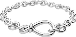 Pandora Timeless Armband 598911C00 Chunky Infinity Knot Chain Bracelet Silber 925 18
