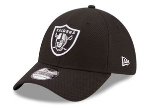 New Era - NFL Las Vegas Raiders Diamond Era 39Thirty Stretch Cap : Schwarz XS-S Farbe: Schwarz Größe: XS-S