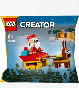 LEGO Jazda na Santových saniach, Stavebnica, 6 rok / roky, Plast, 73 kusov, 50 g