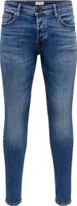 ONLY & SONS Skinny Fit Jeans ONSWARP Basic Stretch Tapered Denim Hose Größe: 31W / 30L