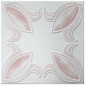 Deckenplatten aus Styropor XPS - FarbigeNachbildungplatten leicht & formfest - (2QM Sparpaket NR.57 TR 50x50cm) Feuchtraum Decke Wand Deckenverkleidung