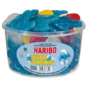 Haribo extra large bezglatynowe Super Smerfy veggie 1440g