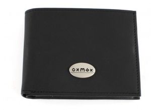 oxmox Leather Pocketbörse Black