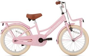 SuperSuper Cooper Kinder Fahrrad für Kinder | Mädchen Fahrrad 18 Zoll ab 5-7 Jahre| Kinderrad met Stützrädern | Rosa