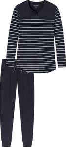Schiesser Damen Anzug lang nachtblau 54  ST