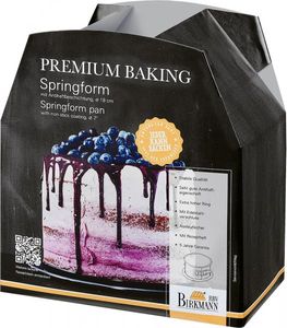 RBV Birkmann,Springform, Premium Baking, mit hohem Rand,18 cm ,Höhe 12 cm