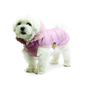 Fashion Dog Hunde-Steppmantel für Malteser - Rosa - 30 cm