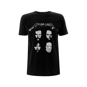 Metallica - "4 Faces" T-Shirt für Herren/Damen Unisex RO4336 (XL) (Schwarz)