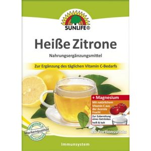 Sunlife Heiße Zitrone + Magnesium Portionssticks (20 St.)