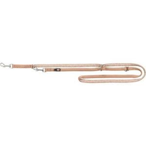 Trixie Hundeleine Boho Diamanten Verstellbar Premium mit Neopren Karamell