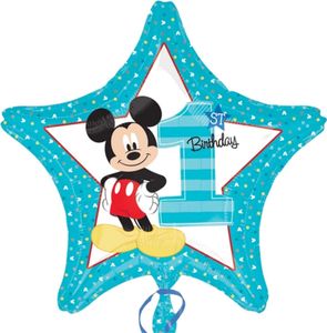 amscan MICKY 1ST BIRTHDAY FOLIENBALLON FOLIENBALLON