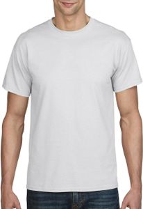 Gildan 8000 | DryBlend Herren T-Shirt +Schnell trocknend - Farbe: White - Größe: L