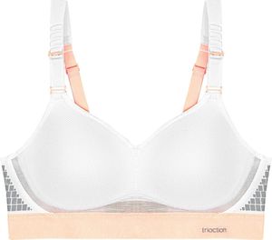 Triaction Hybrid Lite P Ohne Bügel Damen BH Sport, Größe: 80E, Farbe: Weiß (White)