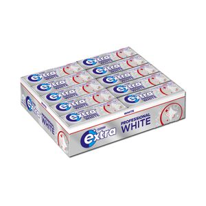 Wrigleys Extra Professional WHITE ohne Zucker 10 Dragees 14g 30er Pack