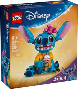 LEGO ǀ Disney Stitch, Bau- und Spielset für Kinder, Figur mit Eiswaffel, Spielzeug, kreatives Set zum Bauen, ideales Geschenk für Mädchen, Jungen und alle Fans der Kinoerfolgs Lilo & Stitch 43249