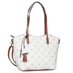 Rieker Damen Taschen Shopper Henkeltasche H1056, Farbe:Weiß