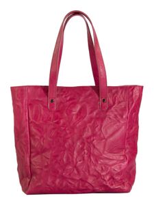 CINQUE Leder Schultertasche Nicoletta Shopper Berry beere