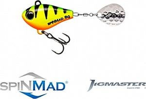 SpinMad Jigmaster Firetiger 8.0g Jig Spinner