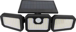 210 LED solárnych svietidiel na stenu, s káblovými solárnymi lampami, IP65, 3 svetelné moduly