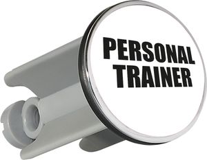 Huuraa Waschbeckenstöpsel Personal Trainer Training Geschenk Stopfen 4cm höhenverstellbar 6,5 bis 8,5cm Personal Trainer Präsent