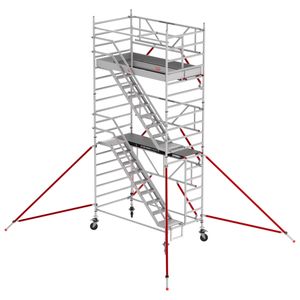 Altrex Treppengerüst RS Tower 53-S Aluminium Safe-Quick mit Holz-Plattform 6,20m AH 1,35x2,45m