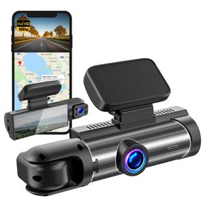 Fleau Tech Dashcam fürs Auto – inklusive WLAN und App – Fahrrekorder mit zwei Objektiven – Bewegungserkennung und Parkmodus – G-Sensor – Full HD – 170