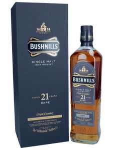 Bushmills 21 Years + GB 0,7liter