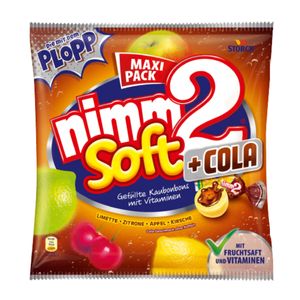 Storck Nimm2 Soft Cola fruchtige Kaubonbons mit Colafüllung345g