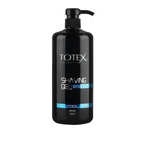 TOTEX ® Cool Rasiergel 750 ml - Rasurgel Orange - erfrischend - Shaving Gel für Perfekte Rasur ohne Schaum mit leichten und angenehmen Duft - offizieller Händler von AhsenKosmetik