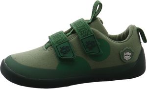 Affenzahn barefoot boty Bavlna Lucky Frog green combi