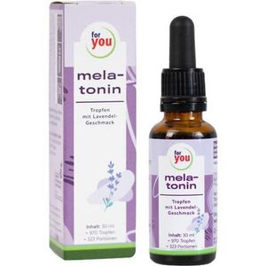 For You melatonin Lavendel Tropfen 30 ml