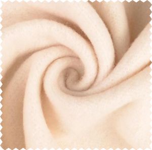 Wollfleece Meterware wollweiß, Wollstoff Mantelstoff, Wolle Stoff weiß *Ab 50cm