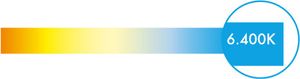 Edm Ip65 48w 4000 Lumens 6500k Wasserdichter Led-streifen Weiß Weiß One Size Edm Ip65 48w 4000 Lumens 6500k Wasserdichter Led-streifen Weiß Weiß One Size