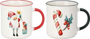 Kubek świąteczny Excellent Houseware - Wprowadź świąteczny nastrój do swojego domu - 300 ml