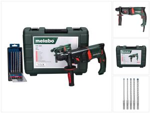Metabo KHE 2645 Kombihammer 850 W 2,9 J SDS plus + 5 tlg. Bohrer Set + Koffer Metabo KHE 2645 Kombihammer 850 W 2,9 J SDS plus + 5 tlg. Bohrer Set + Koffer
