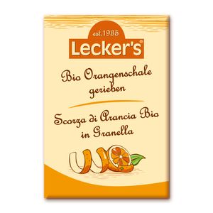 Lecker's Orangenschale gerieben 15 g