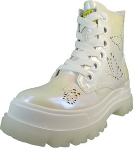 Buffalo Ashpha Rld Butterfly In White For Women – 7 UK - 41 EU - 10 US / White