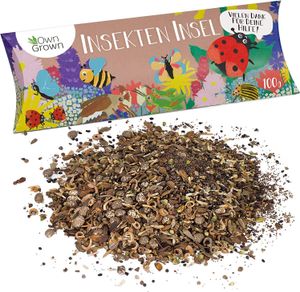 OwnGrown InsektenInsel - 100 g Insektenfreundliche Blumenmischung