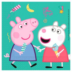 20 Servietten Peppa Pig / Wutz